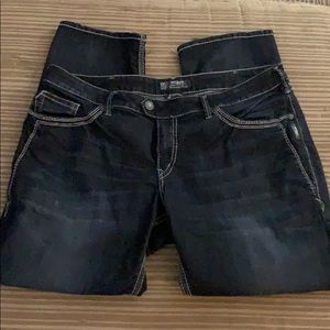 Silver Jeans Plus Tuesday Mid Straight Sz20/L30
